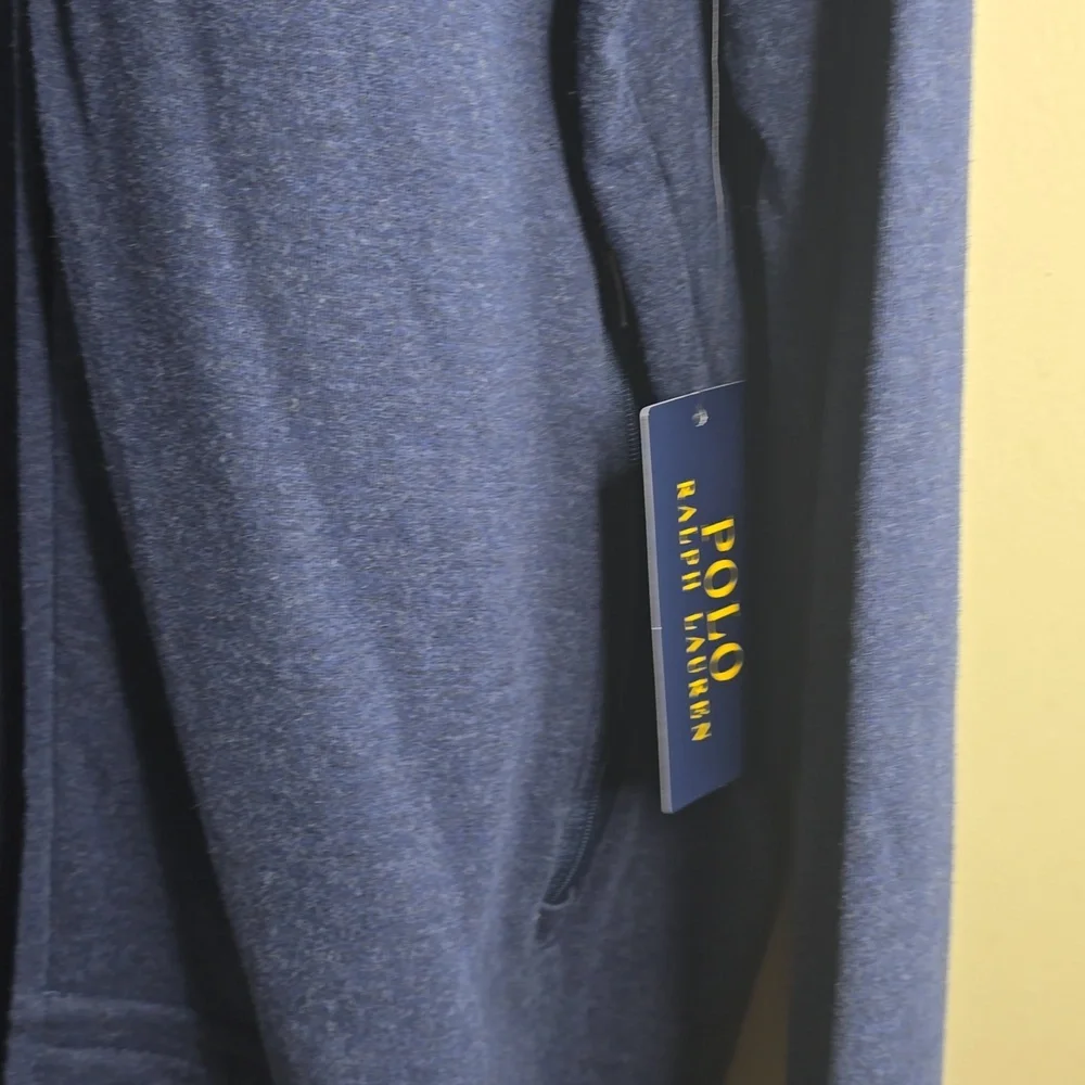 NWT Polo Ralph Lauren Double Knit Luxury Jersey Full Zip Sweater Men's size M
